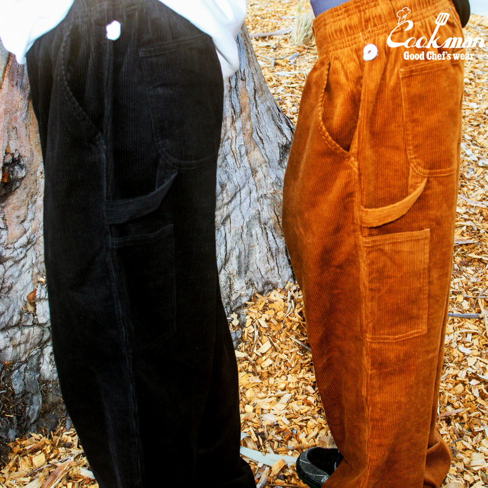 Cookman Carpenter's Pants : Corduroy - Black
