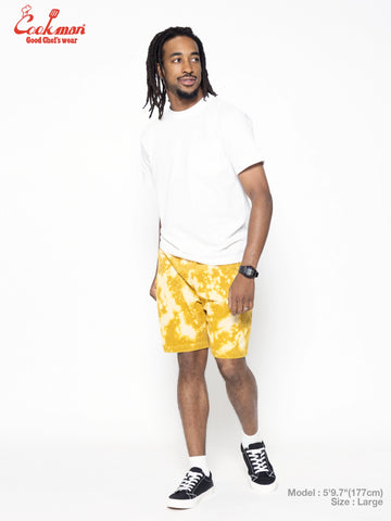 Chef Short Pants - Corduroy : FAT  Bleach Yellow