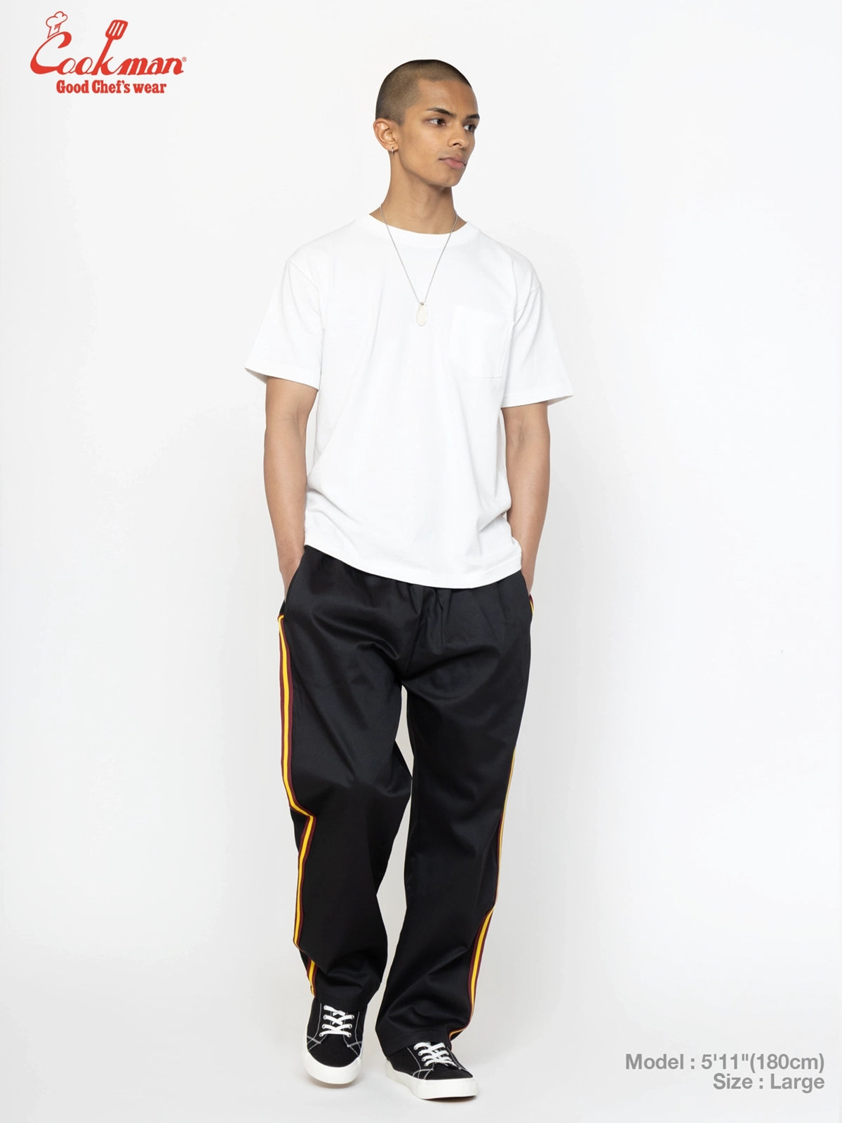 Chef Pants Semiwide - Wienerschnitzel Side Line : Black