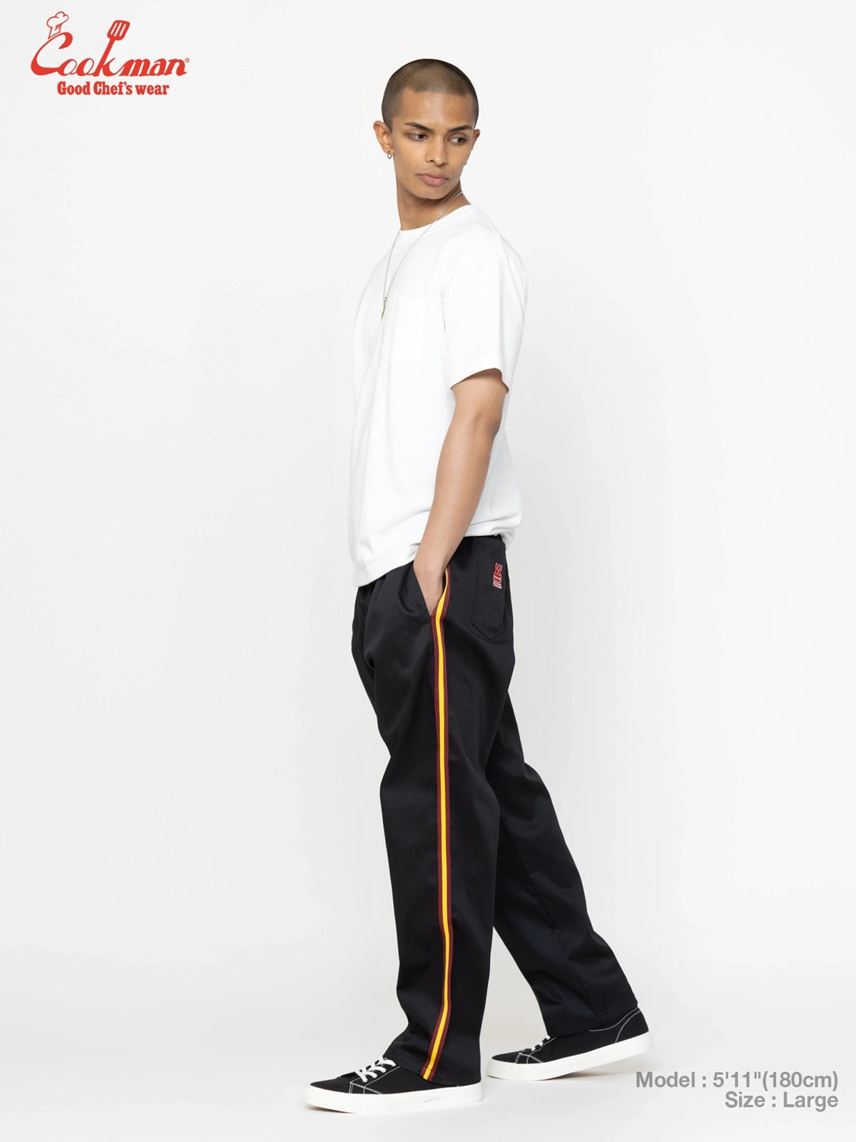 Chef Pants Semiwide - Wienerschnitzel Side Line : Black