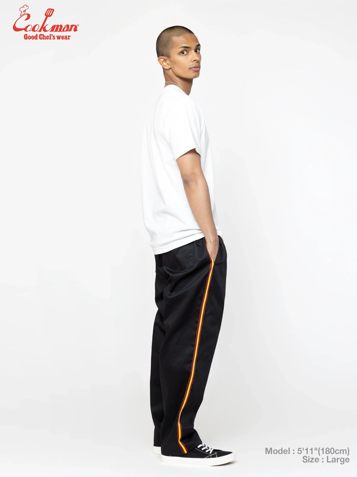 Chef Pants Semiwide - Wienerschnitzel Side Line : Black