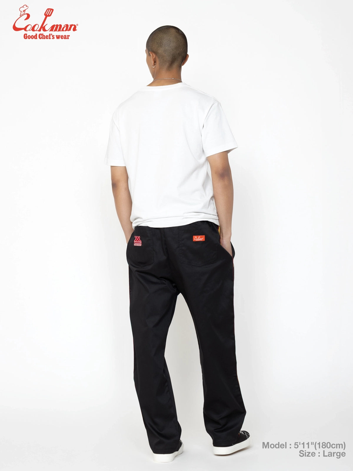 Chef Pants Semiwide - Wienerschnitzel Side Line : Black