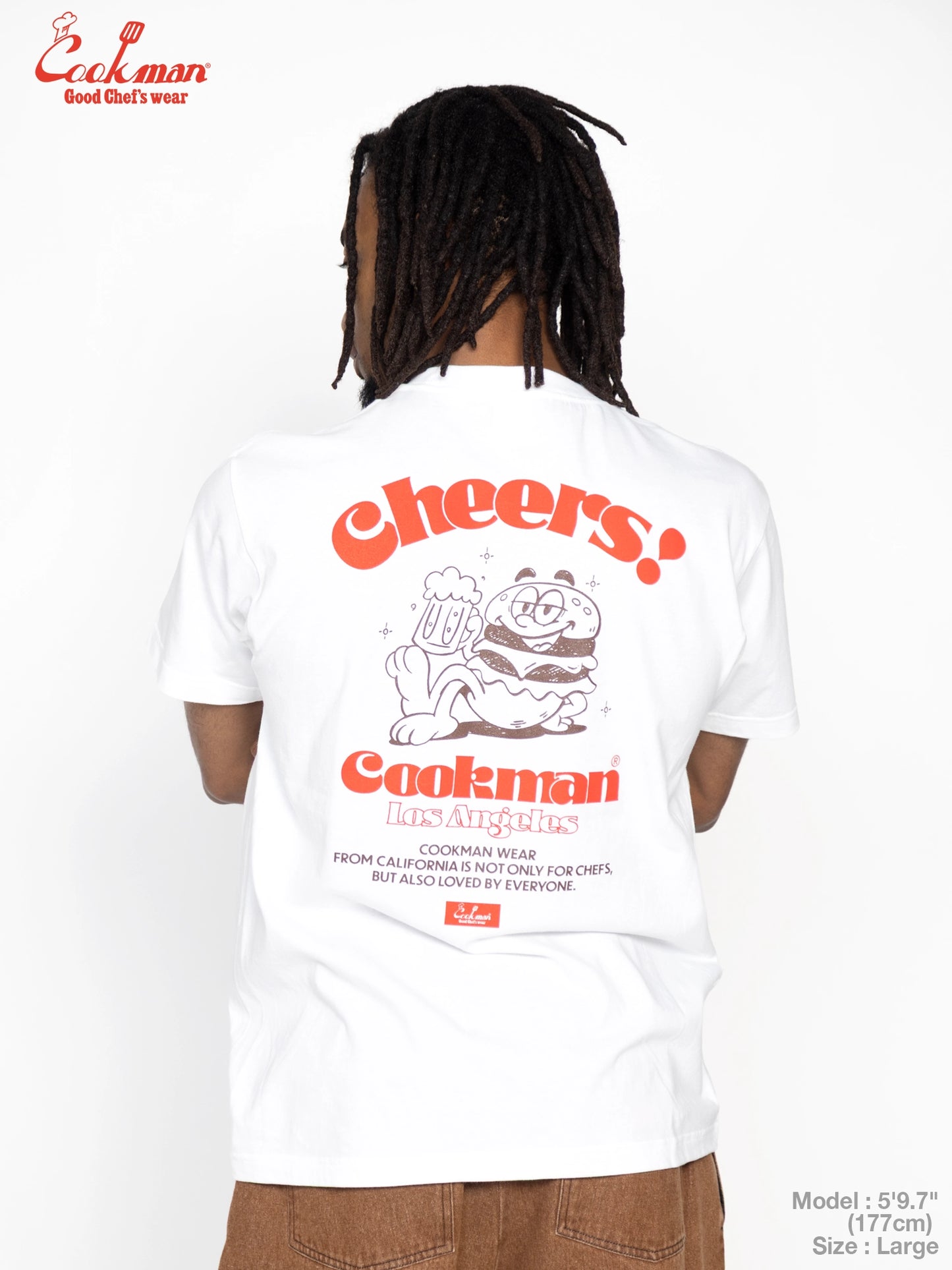 Tees - Cheers Burger : White