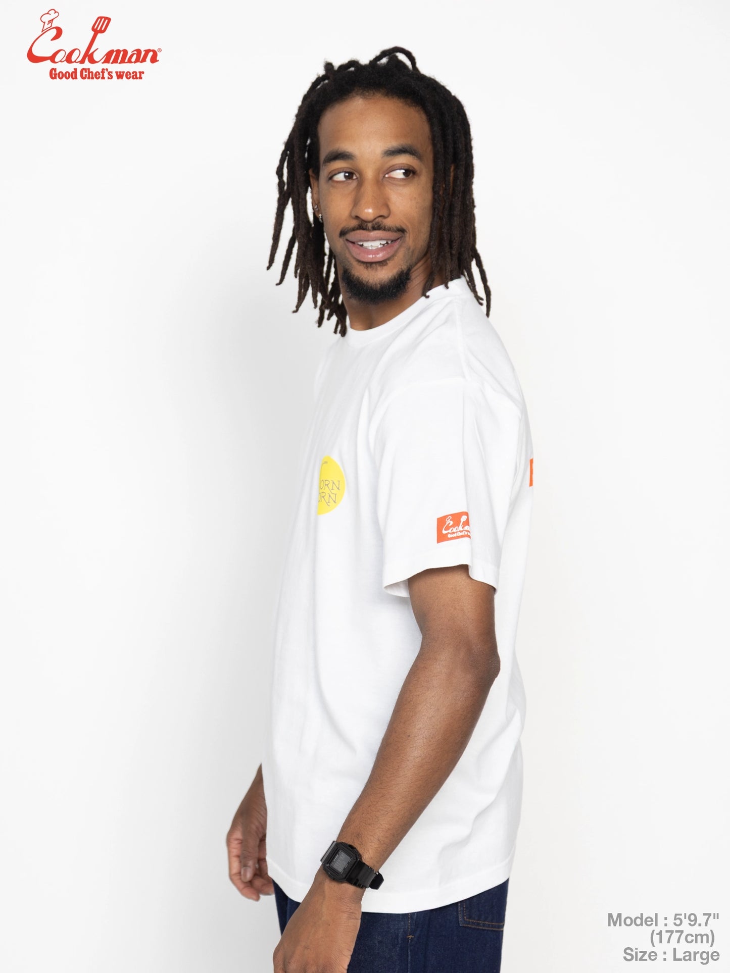 Tees - BjornQorn Popped by The Sun : White