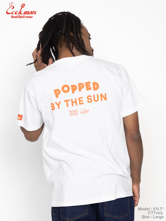 Tees - BjornQorn Popped by The Sun : White