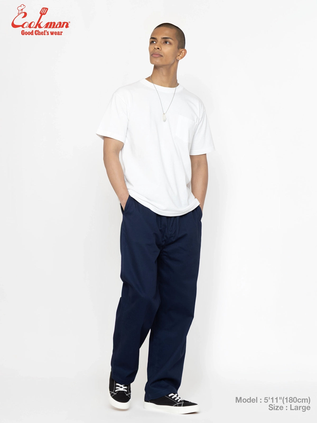 Heritage Wide Pants Heavy Twill - Navy