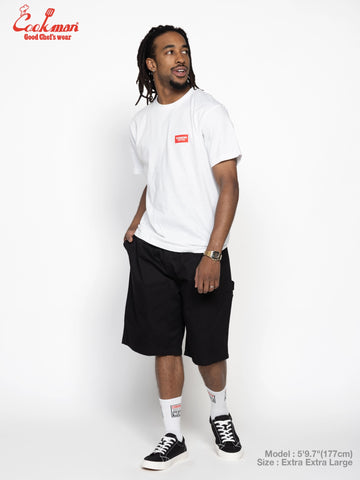 Carpenter's Pants Short : Heavy twill - Black