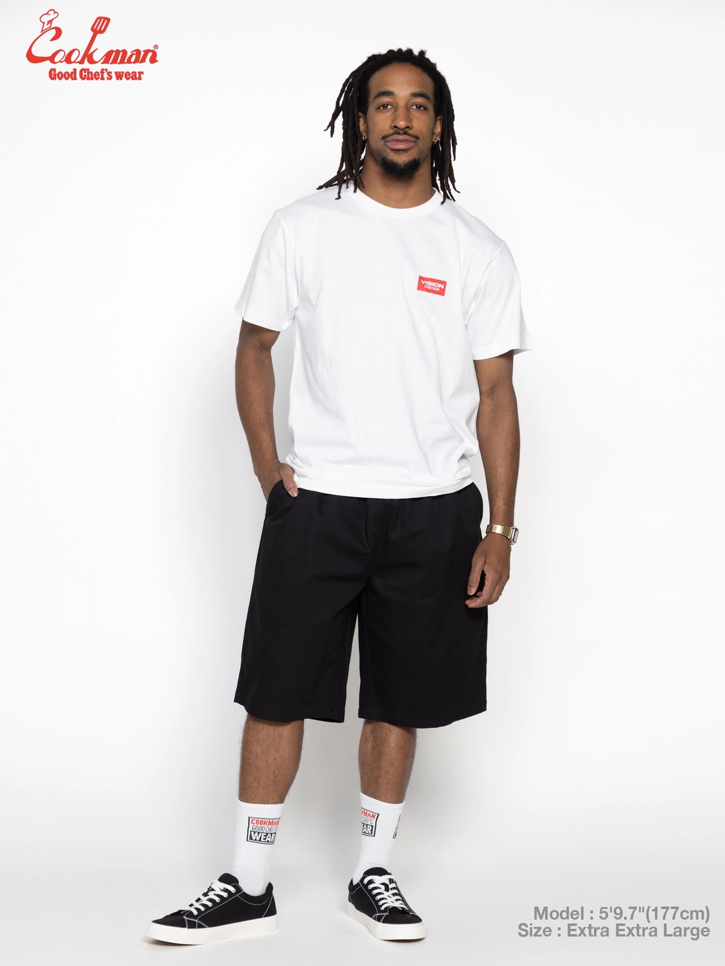 Carpenter's Pants Short : Heavy twill - Black