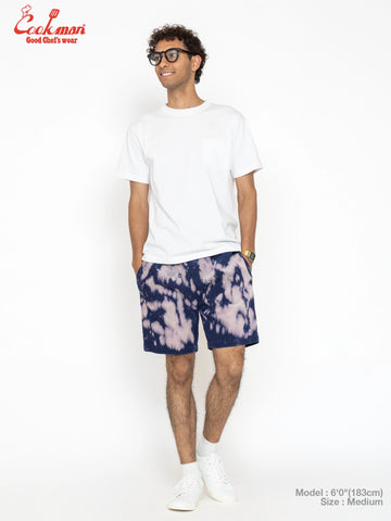 Chef Short Pants - Corduroy Bleach : Navy