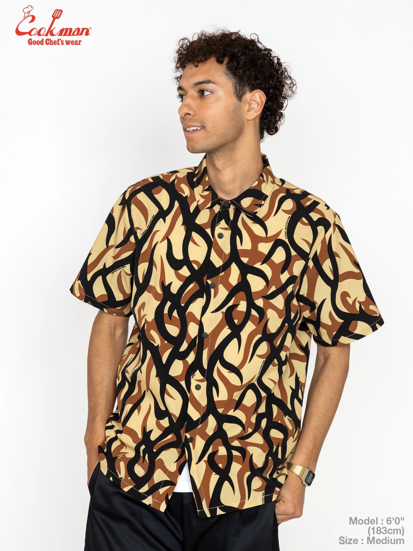 Work Shirts Short Sleeve Light - Tribal Camo : Beige