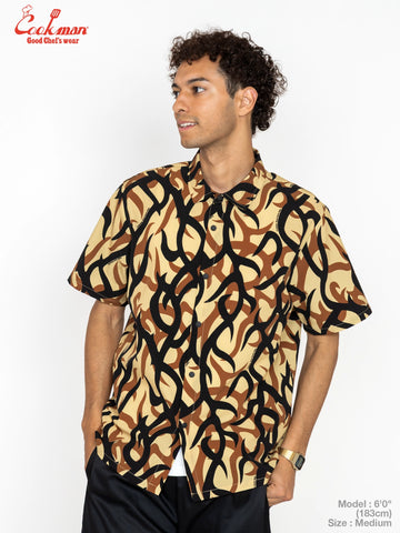 Work Shirts Short Sleeve Light - Tribal Camo : Beige