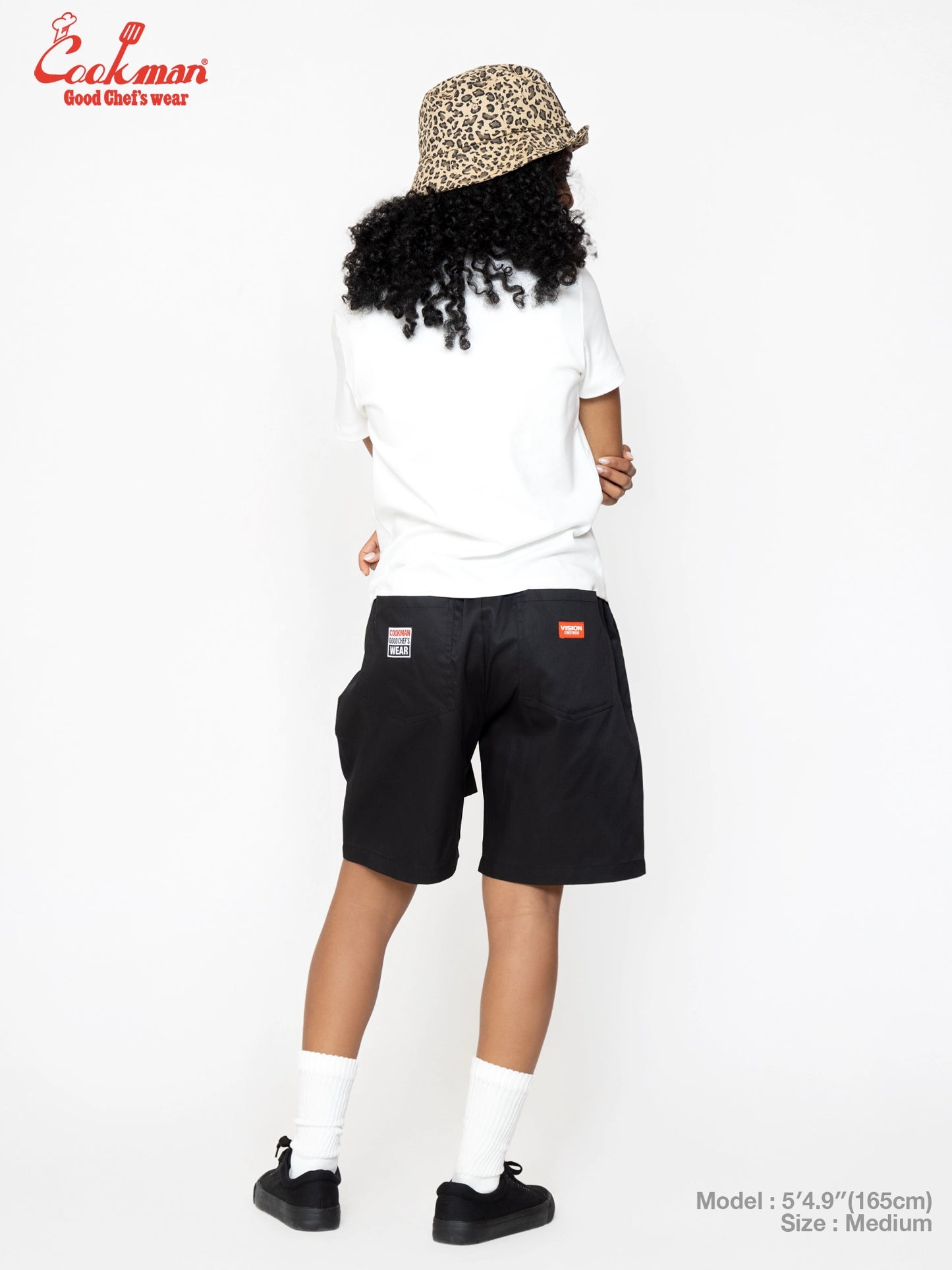 Chef Pants Short Black Belt  - Vision : Black
