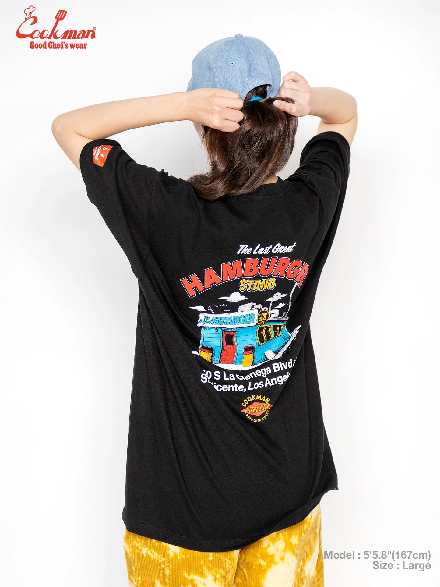 Tees - FATBURGER First Location : Black