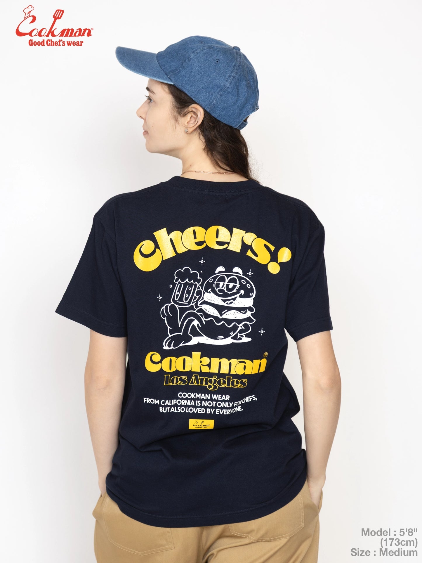 Tees - Cheers Burger : Navy