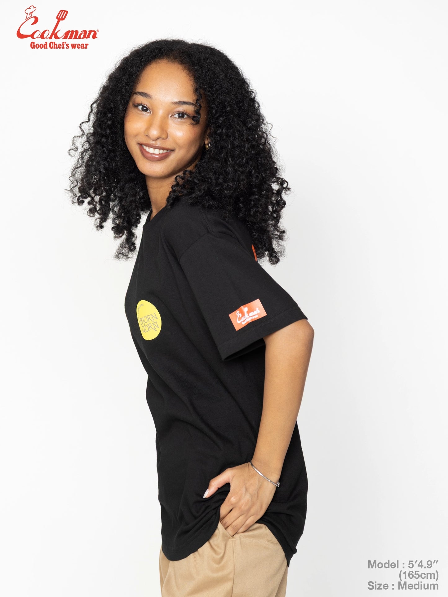 Tees - BjornQorn Popped by The Sun : Black