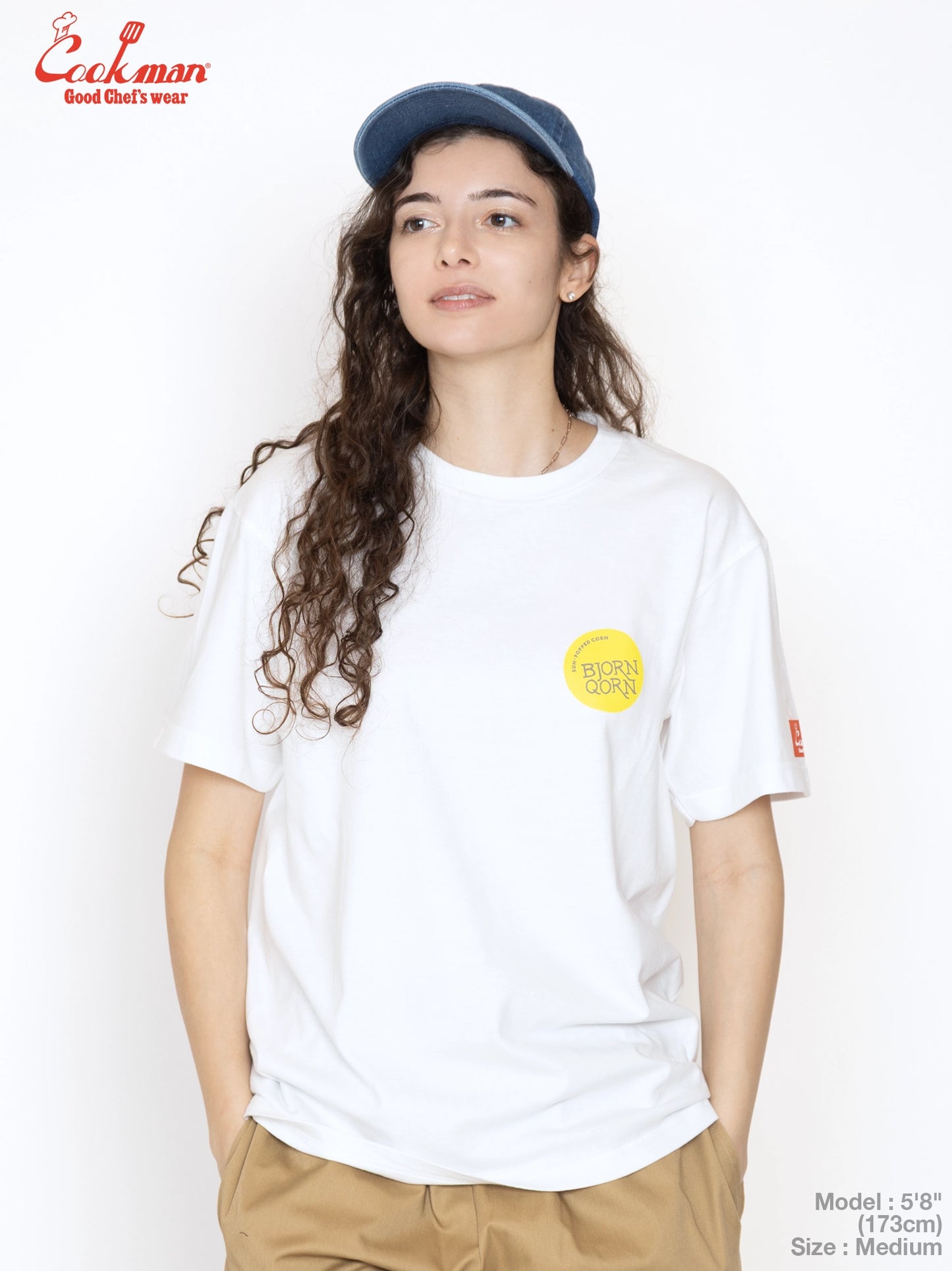 Tees - BjornQorn Popped by The Sun : White