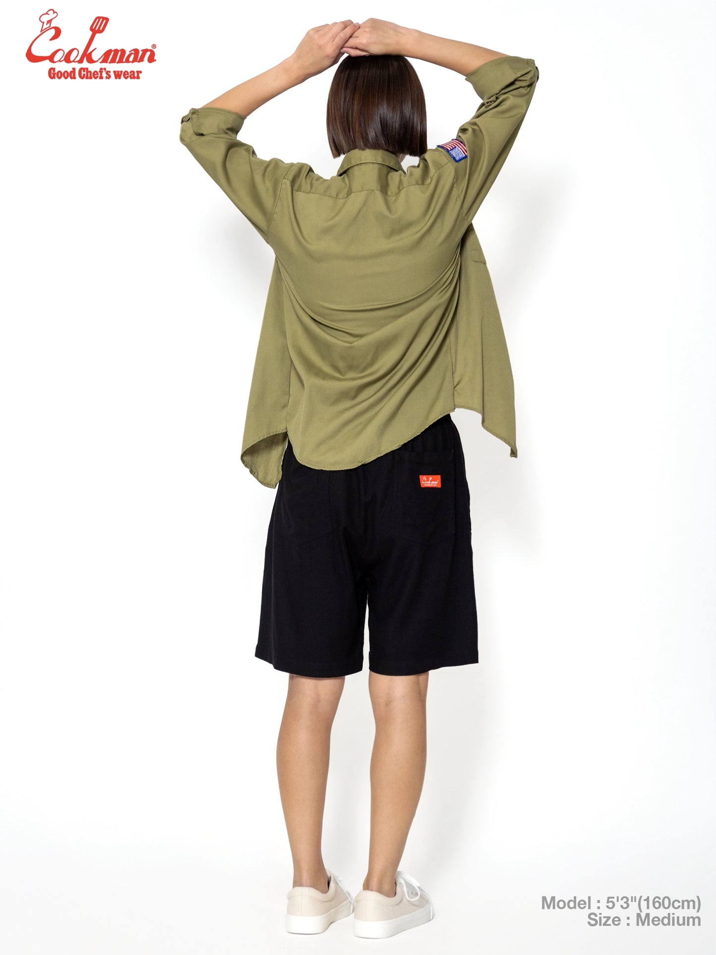 Chef Short Pants - Linen : Black