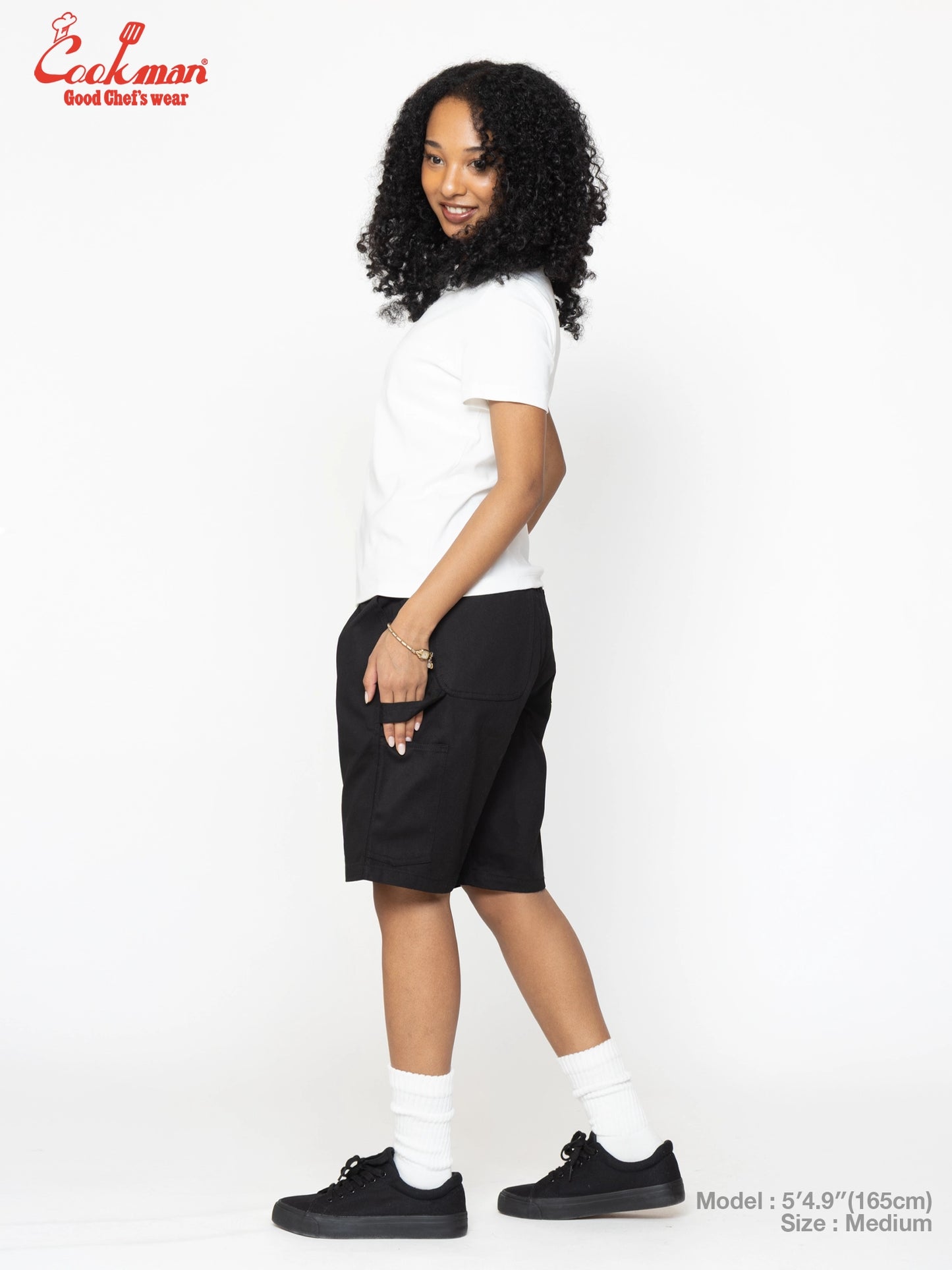 Carpenter's Pants Short : Heavy twill - Black