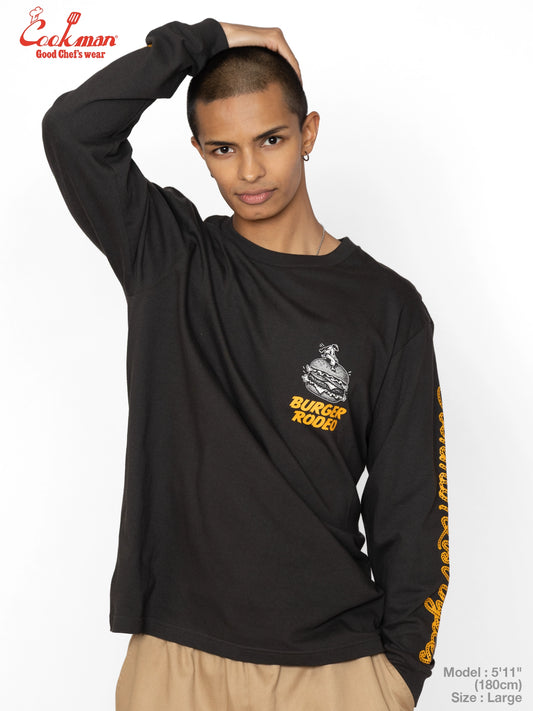Long Sleeve Tees - Rodeo : Rodeo : Charcoal