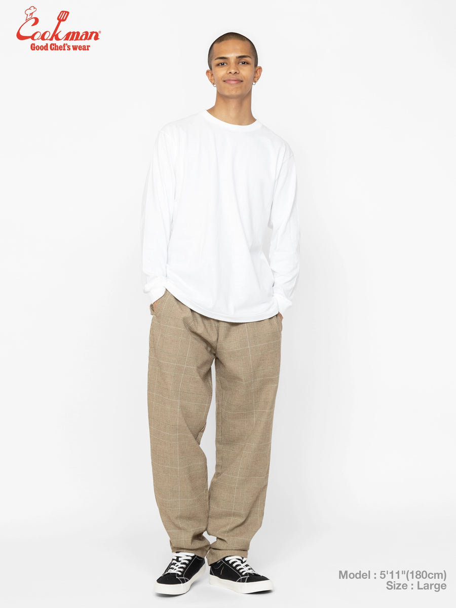 Chef Pants - Glen Check : Brown