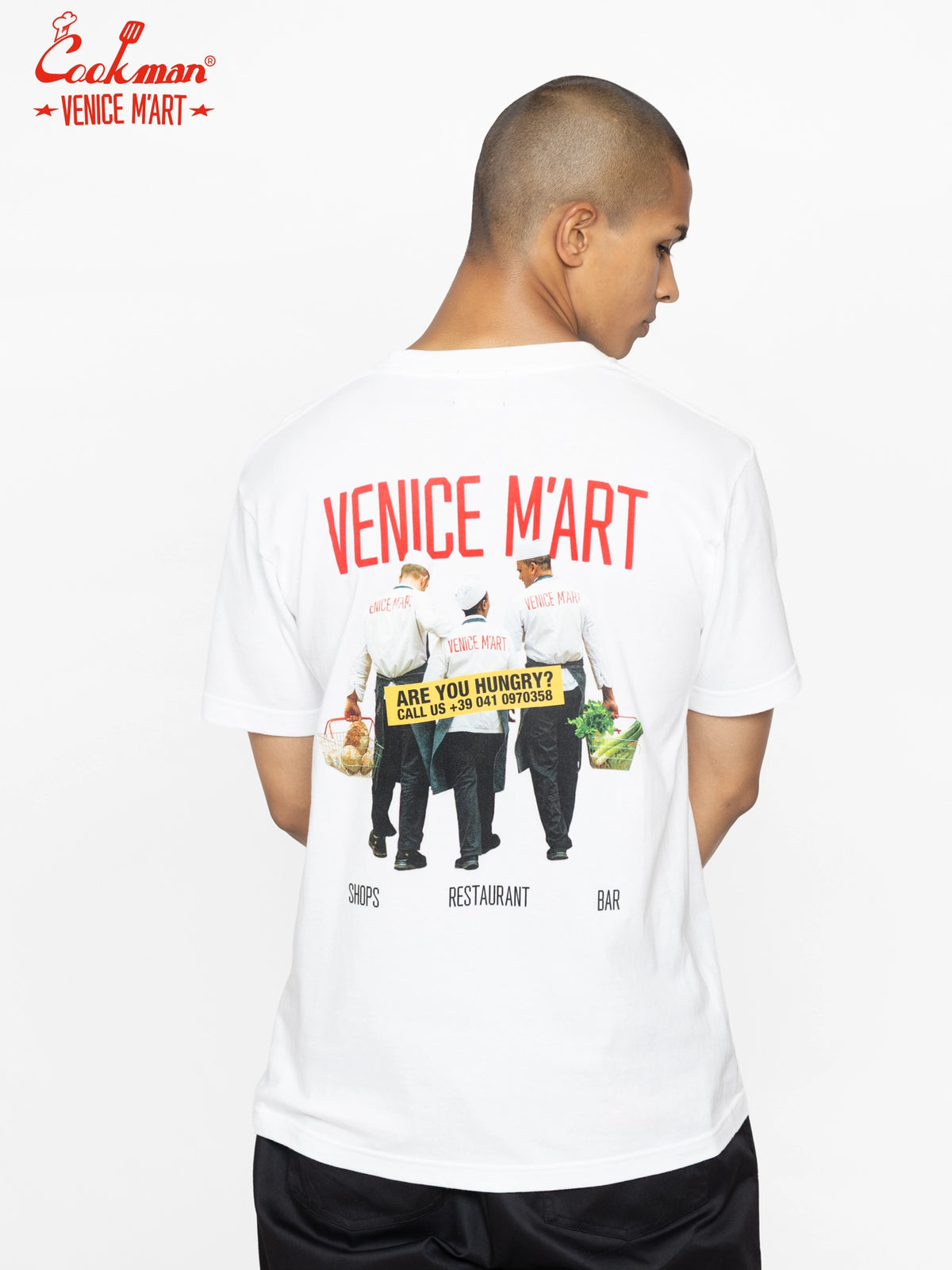 Tees - VENICE M'Art Chefs : White