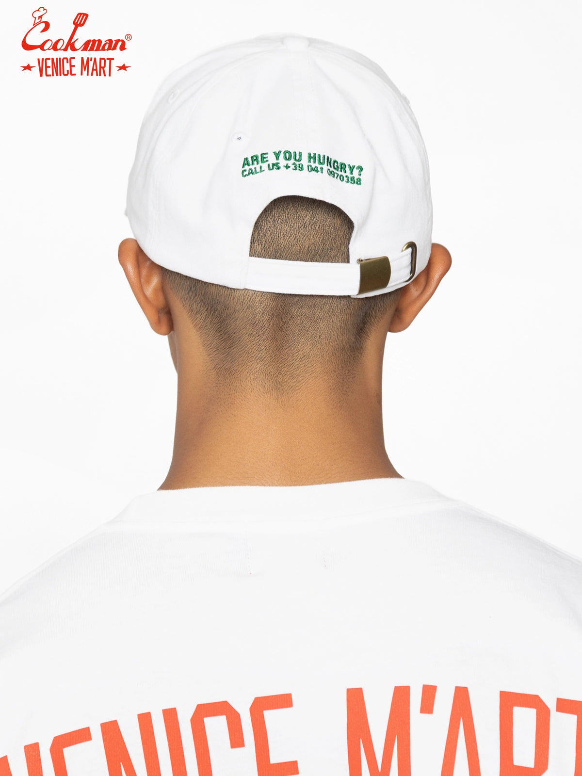 Cap - VENICE M'Art Embroidery : White