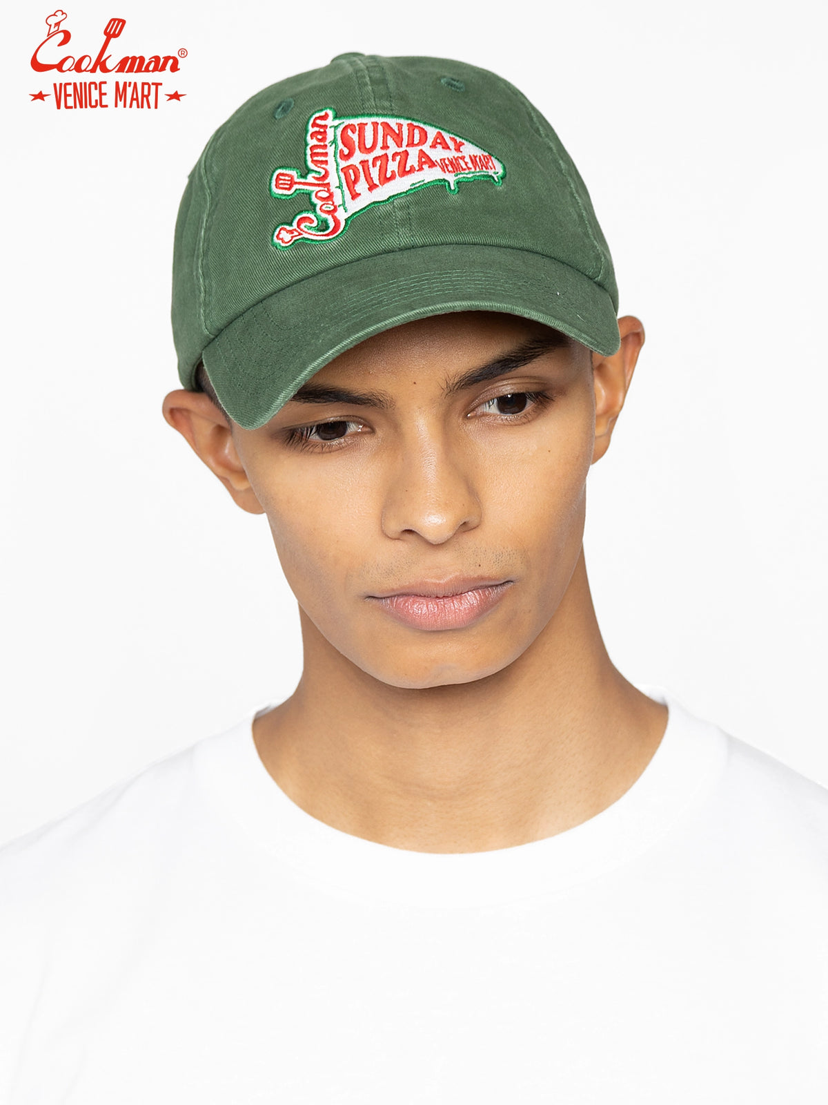 Cap - VENICE M'Art Embroidery : Dark Green