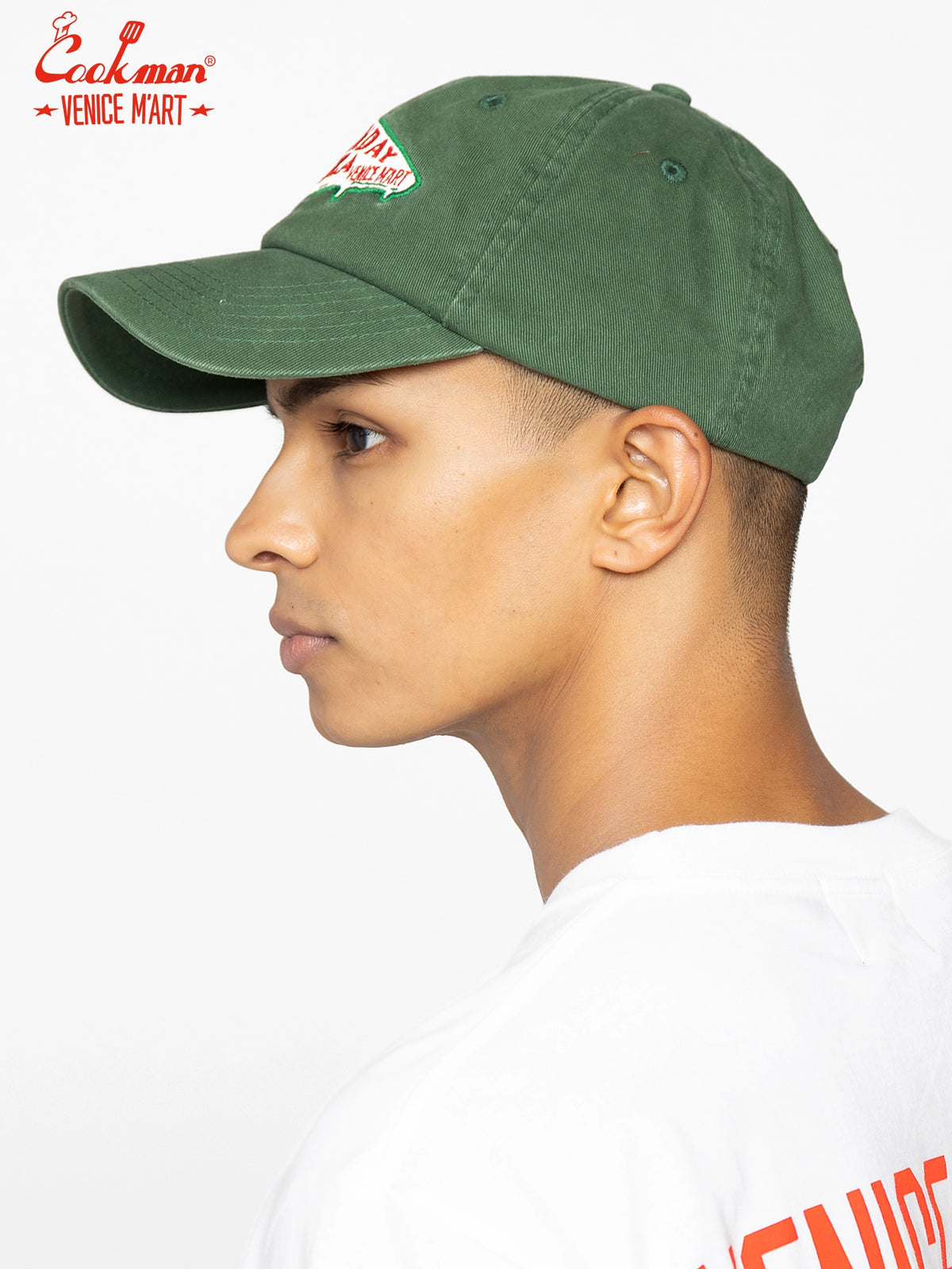 Cap - VENICE M'Art Embroidery : Dark Green