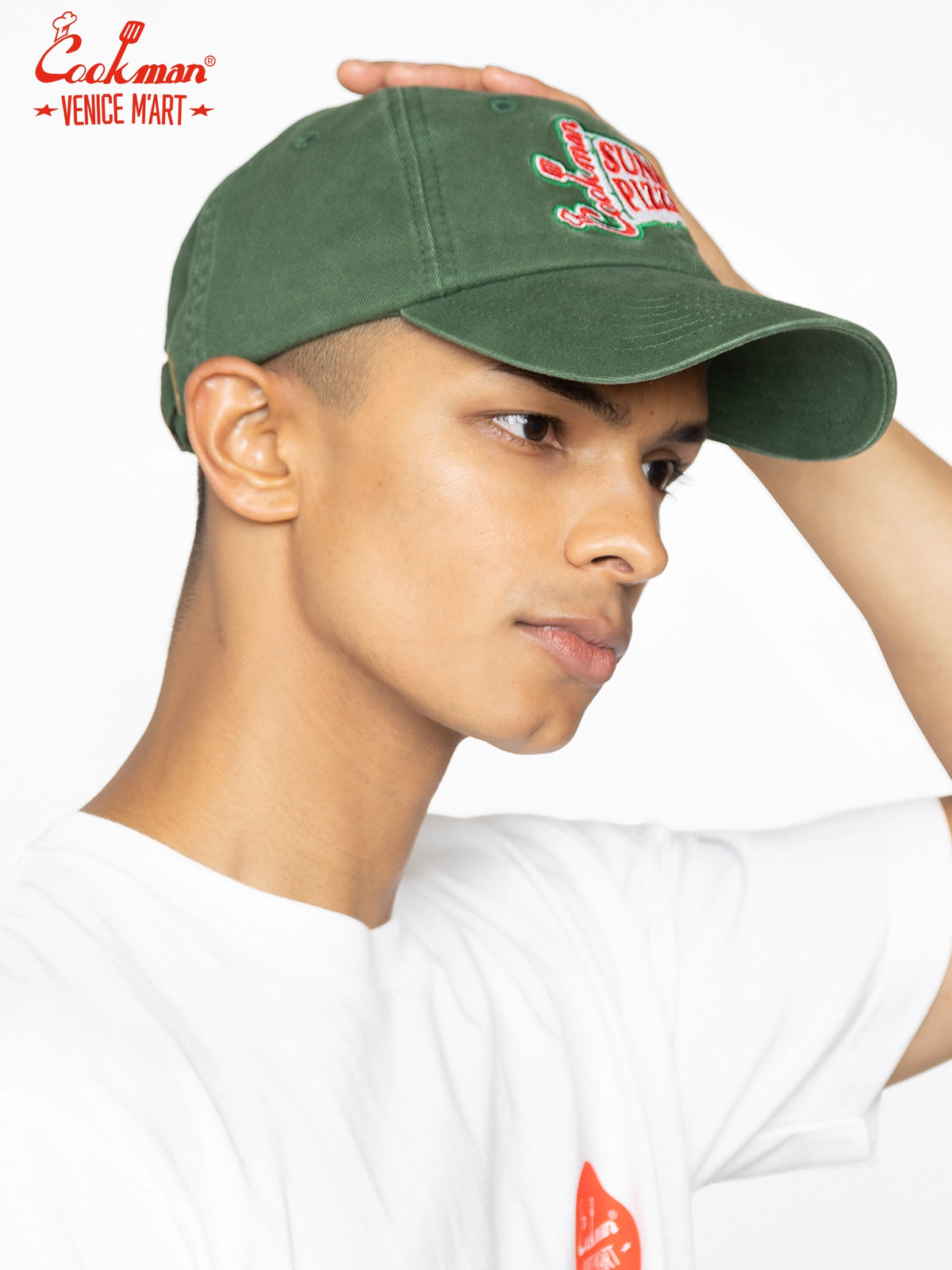 Cap - VENICE M'Art Embroidery : Dark Green