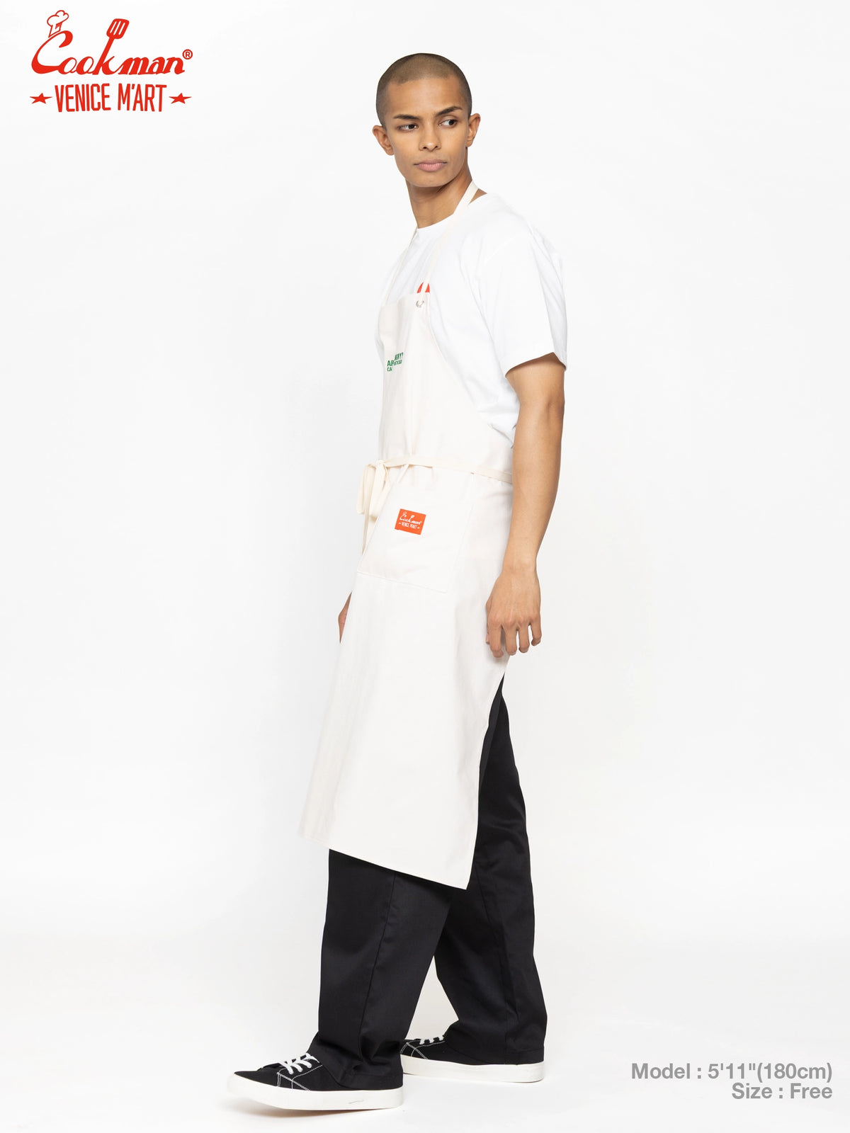 Long Apron - VENICE M'Art : Cream