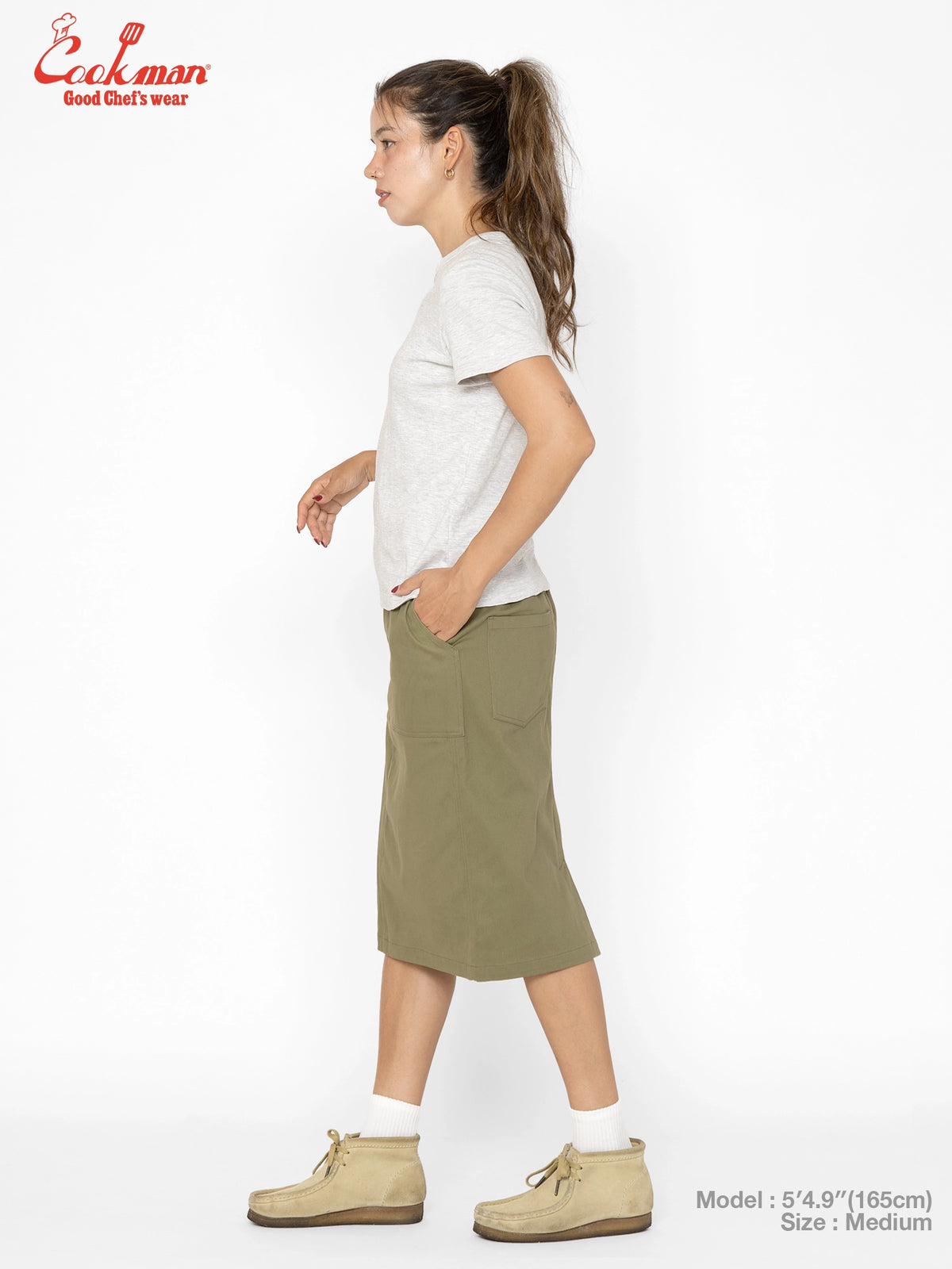 Baker's Skirt - Olive