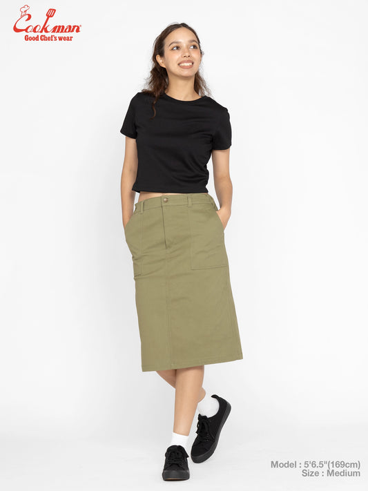 Baker's Skirt - Olive