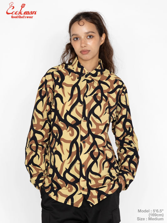 Work Shirts Long Sleeve - Tribal Camo : Beige