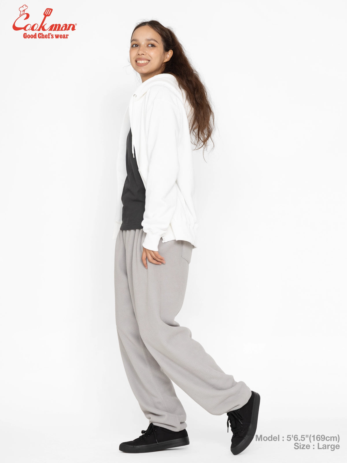 Chef Pants - Fleece : Light Gray