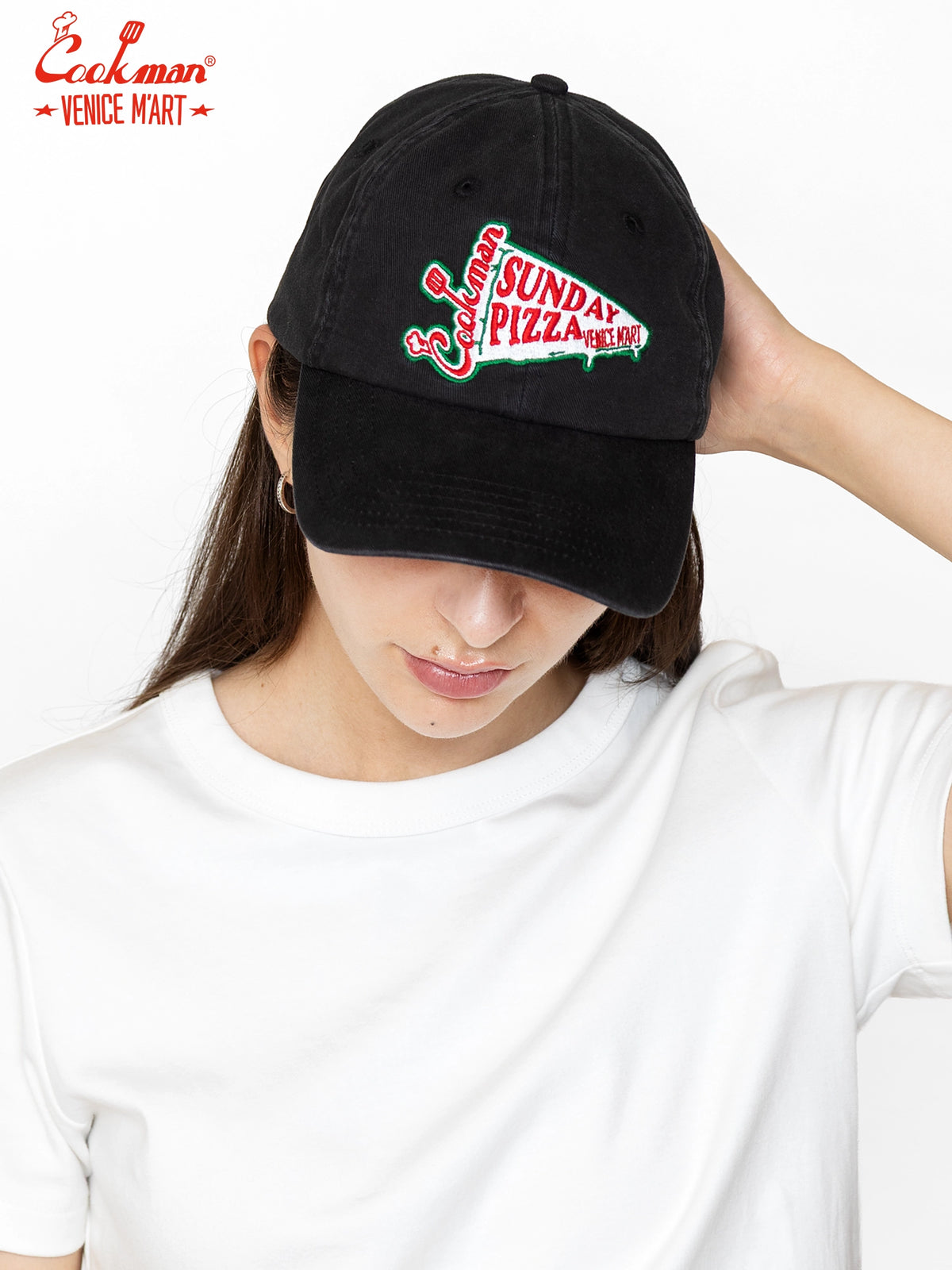 Cap - VENICE M'Art Embroidery : Black
