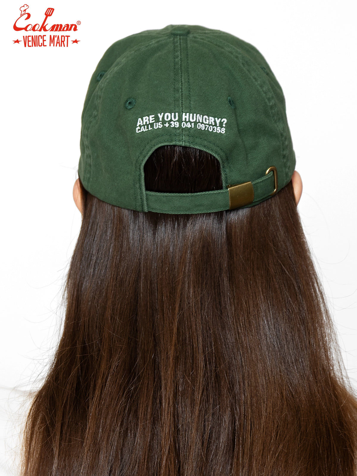 Cap - VENICE M'Art Embroidery : Dark Green