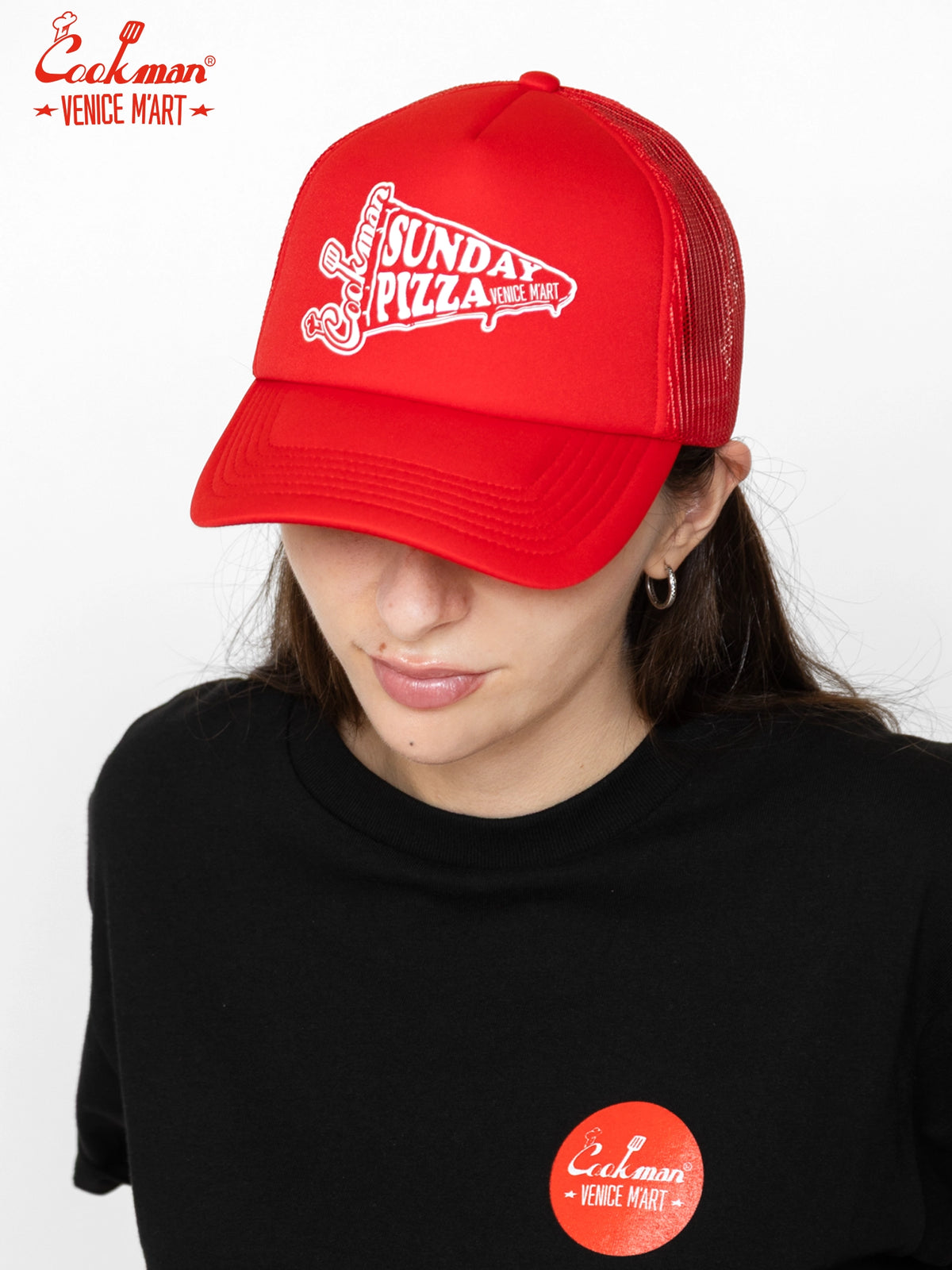 Cap - VENICE M'Art Trucker : Red
