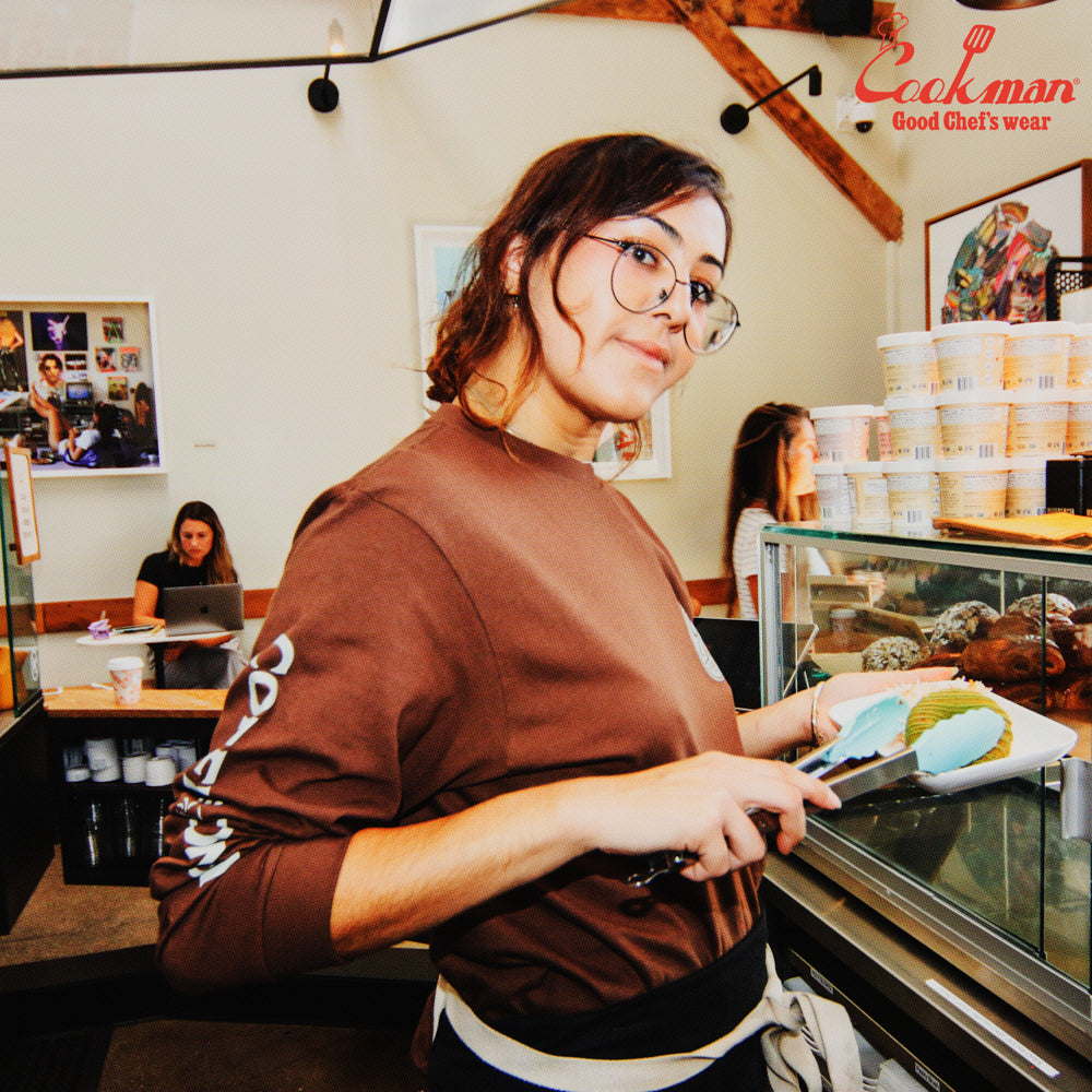 Cookman Long Sleeve Tees - Coffee & Donut : Dark Brown