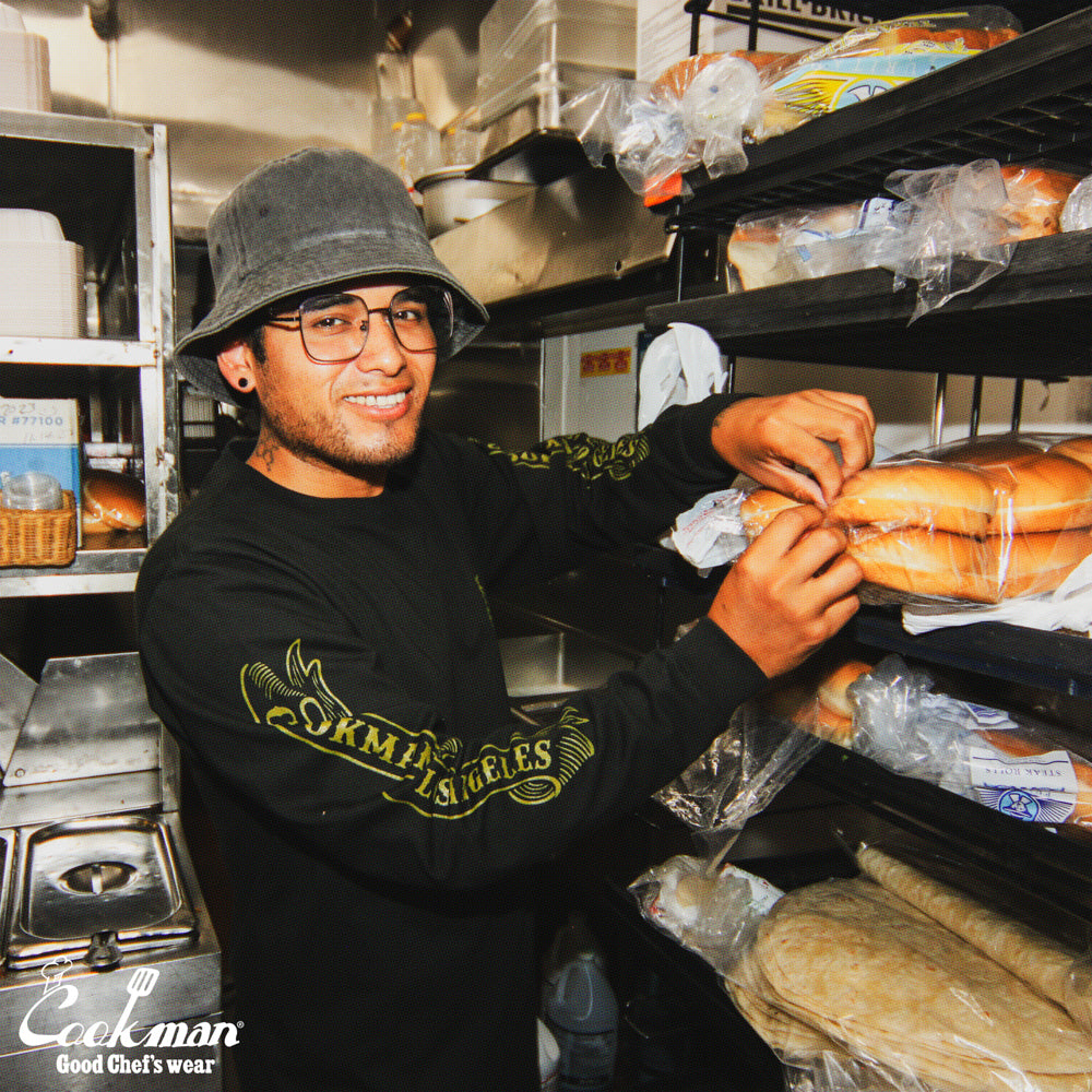 Cookman Long Sleeve Tees - Chocolate Package : Black