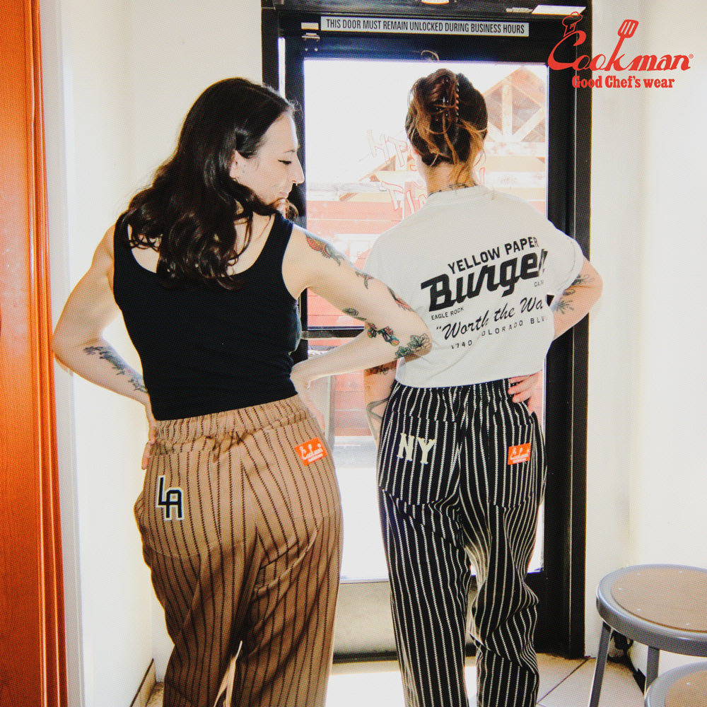 Cookman Chef Pants Semiwide NY Black Yankees