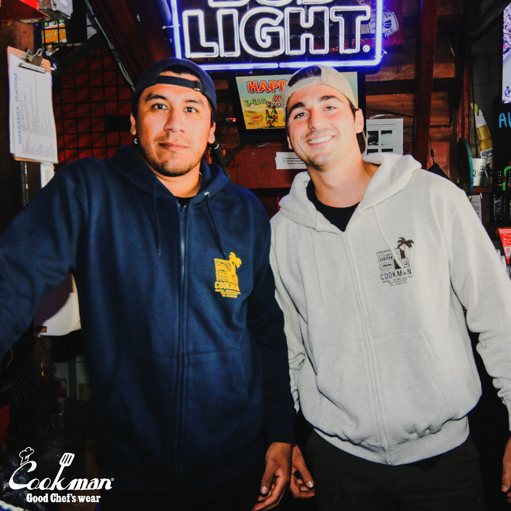 Cookman Zip-up Hoodie - TM paint Abbot Kinney : Off White