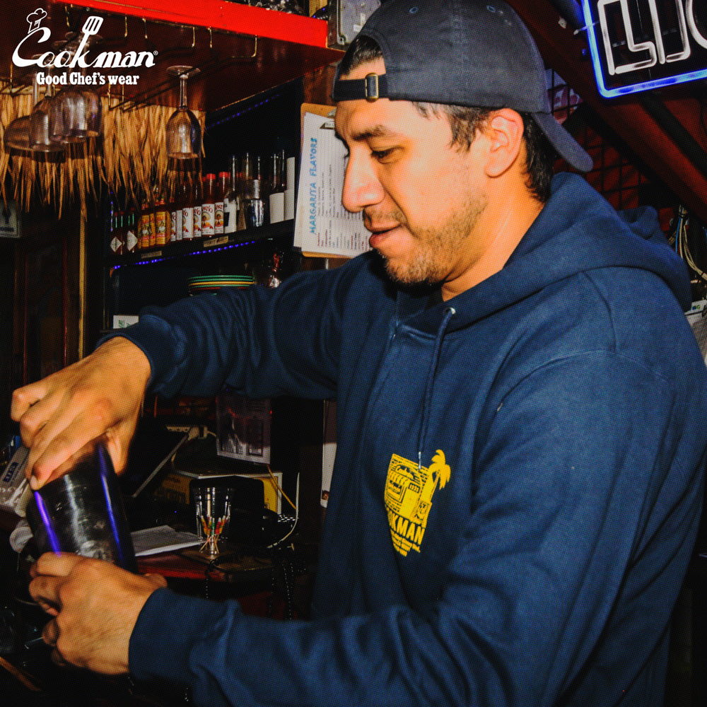 Cookman Zip-up Hoodie - TM paint Abbot Kinney : Navy