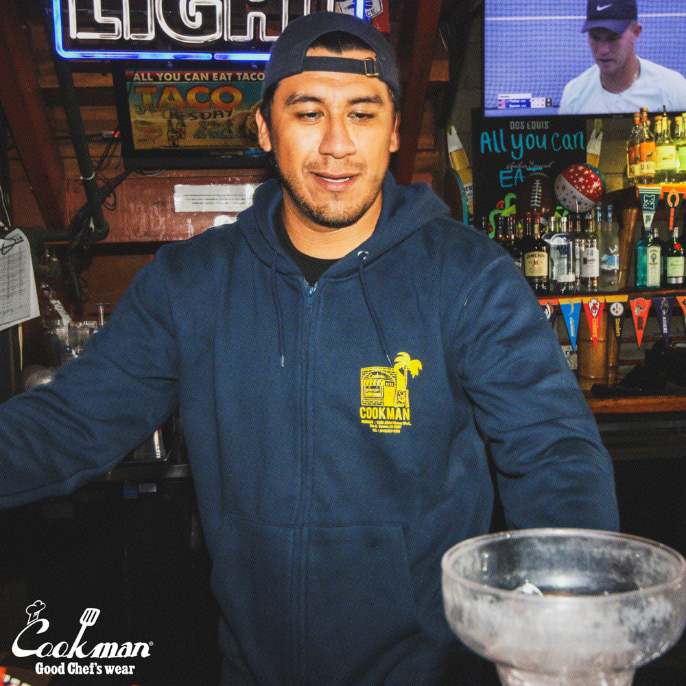 Cookman Zip-up Hoodie - TM paint Abbot Kinney : Navy