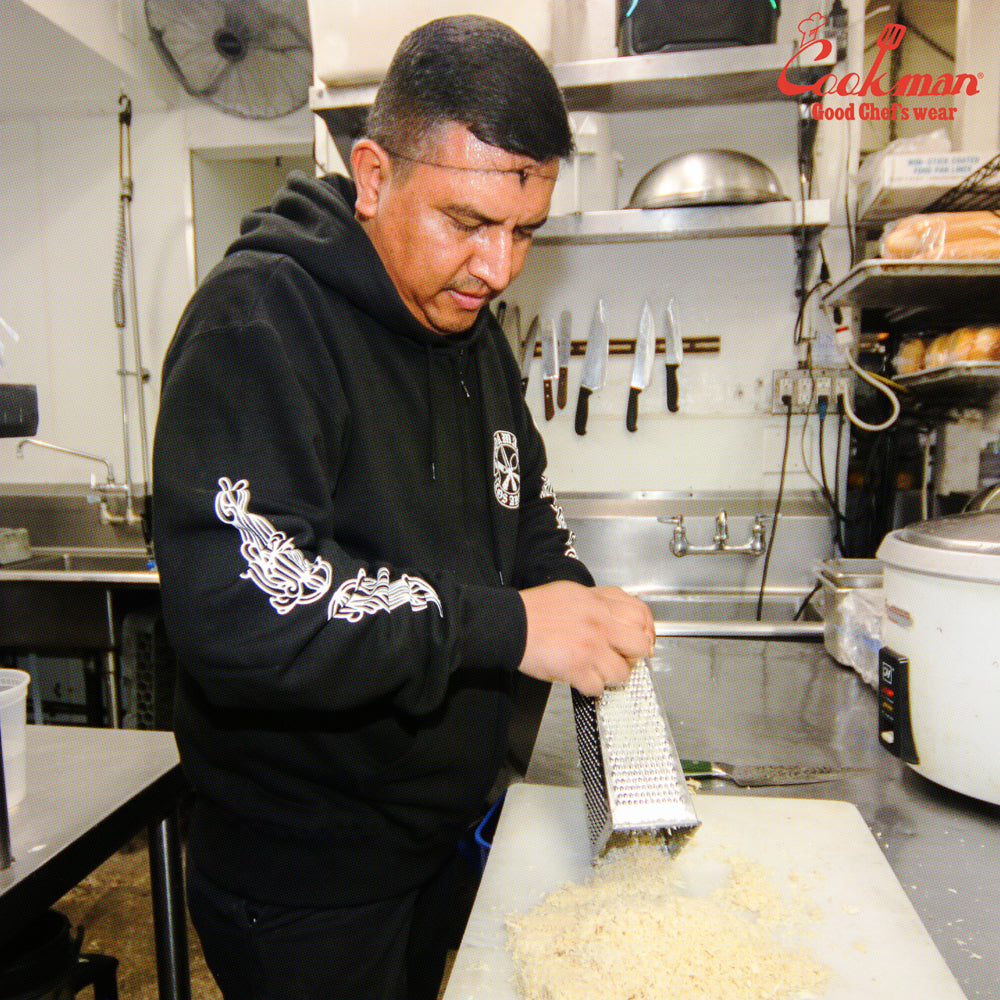 Cookman Zip-up Hoodie - Cutlery : Black