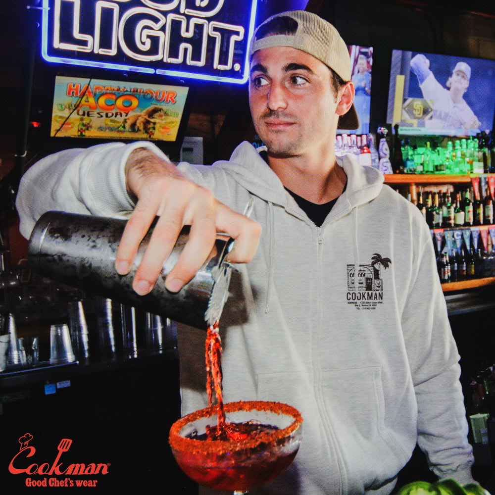 Cookman Zip-up Hoodie - TM paint Abbot Kinney : Off White