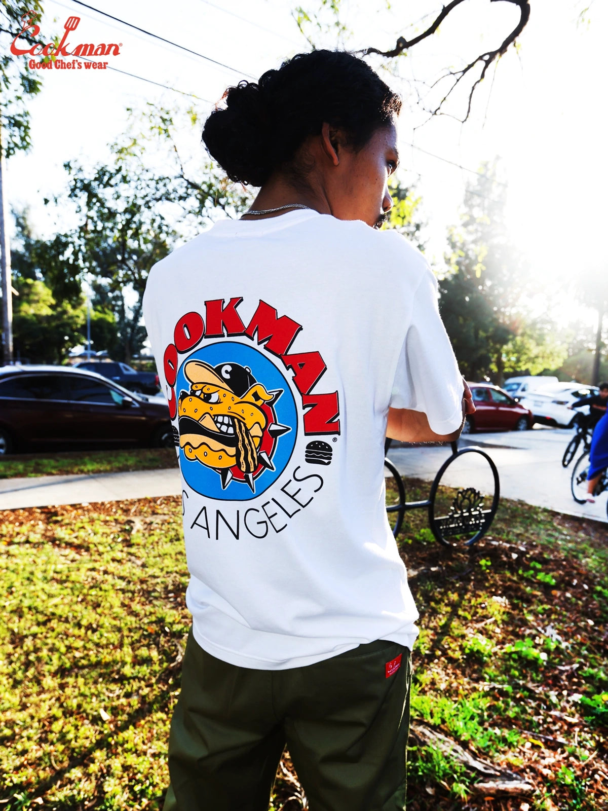 Tees - Burger Dog : White