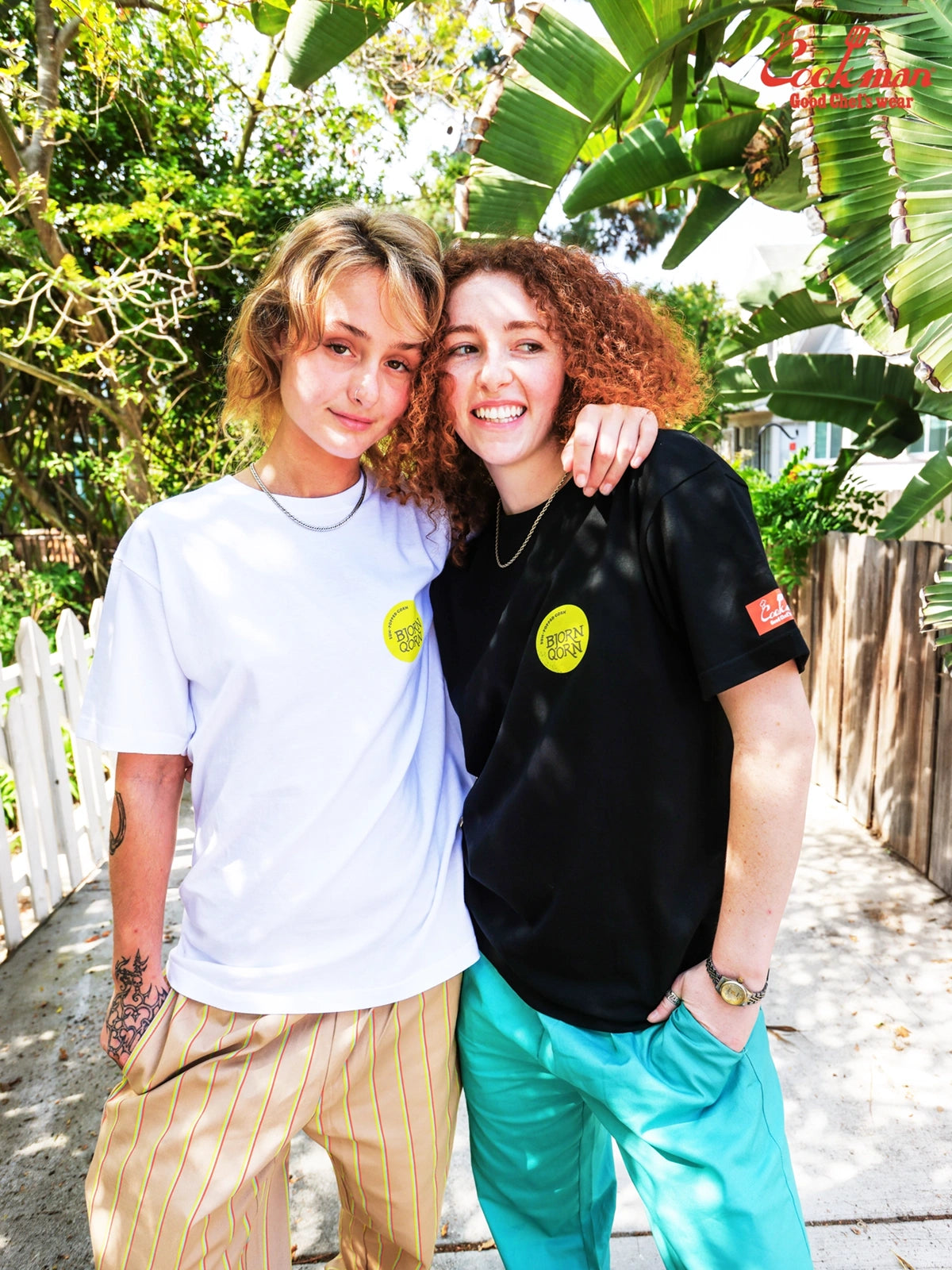 Tees - BjornQorn Popped by The Sun : Black