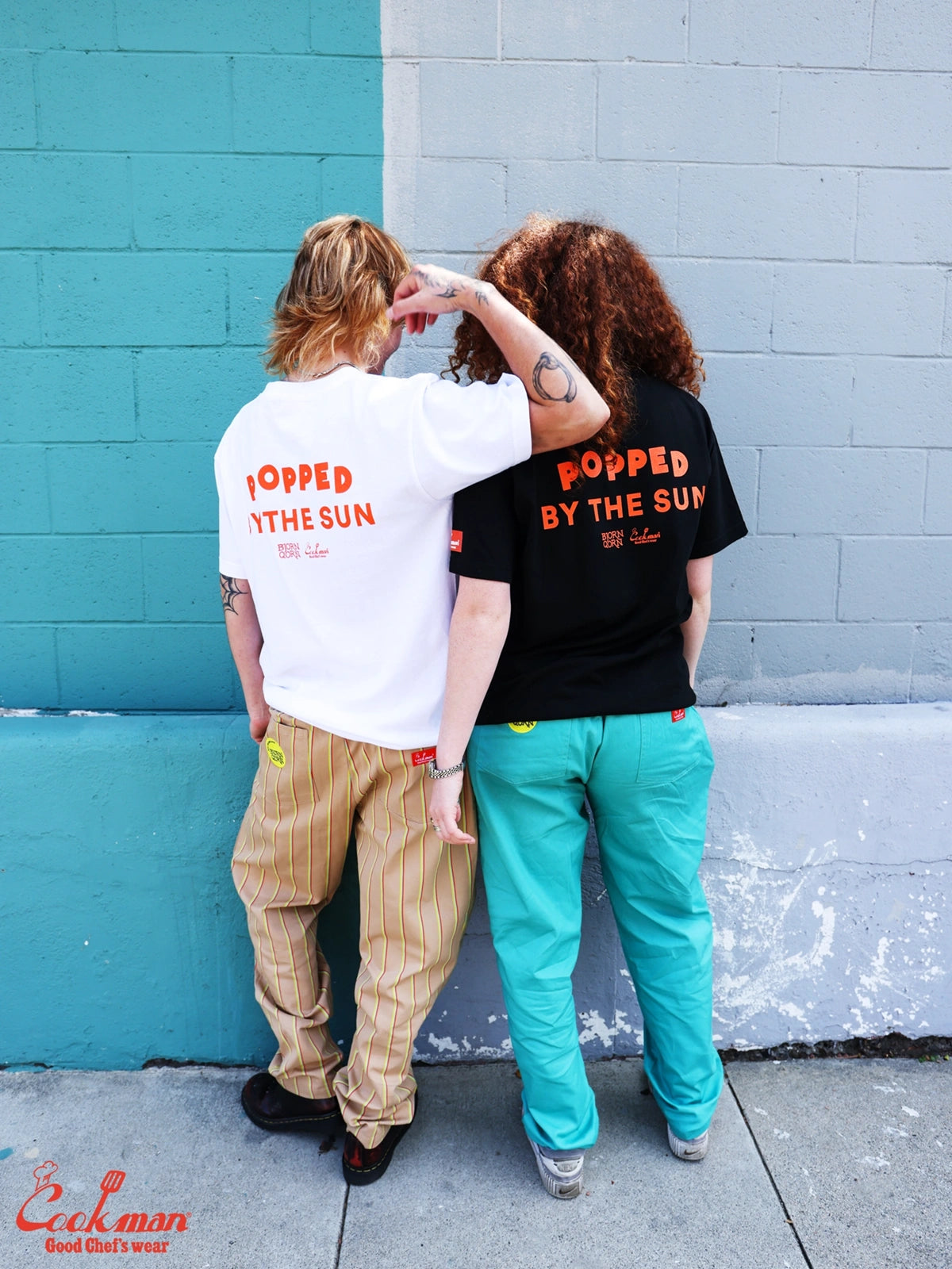 Tees - BjornQorn Popped by The Sun : Black