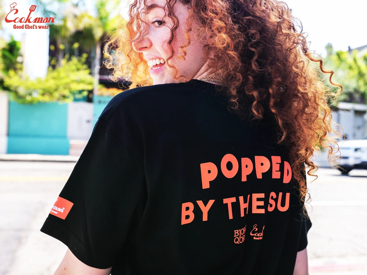 Tees - BjornQorn Popped by The Sun : Black