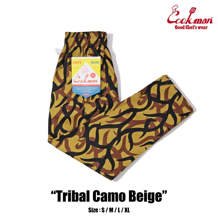 Chef Pants - Tribal Camo : Beige